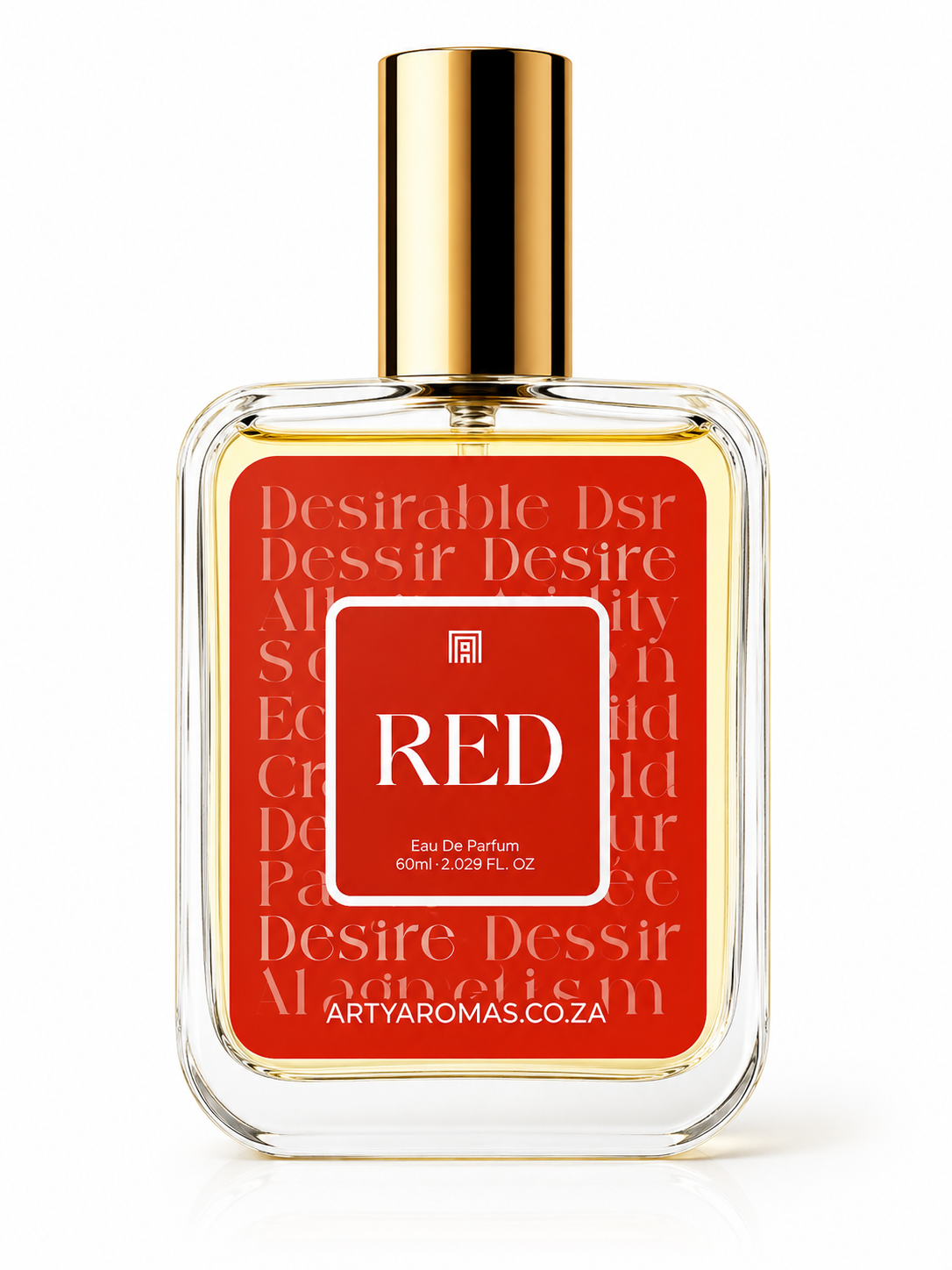 Red Eau De Parfum by Arty Aromas – Luxury Long Lasting Fragrance 60ml
